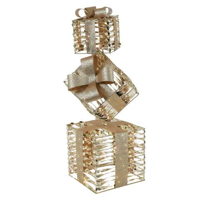 Set 3 pacchi regalo led cm.73