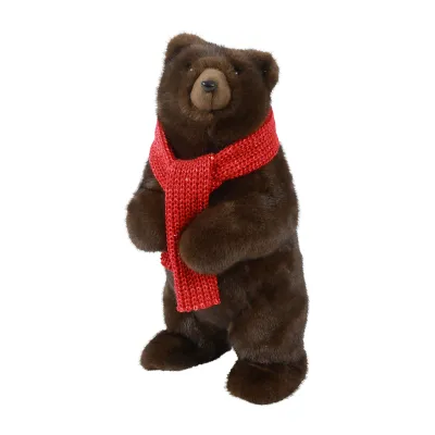 Orso bruno in piedi h.42cm