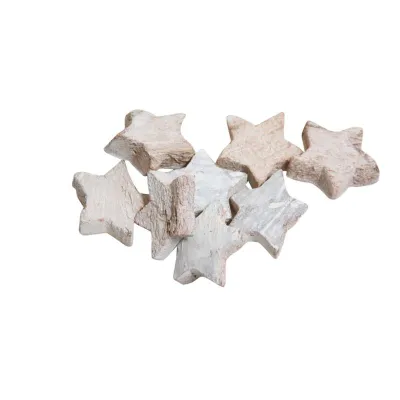 Stella coco diam.3,5 bianca (100pz)