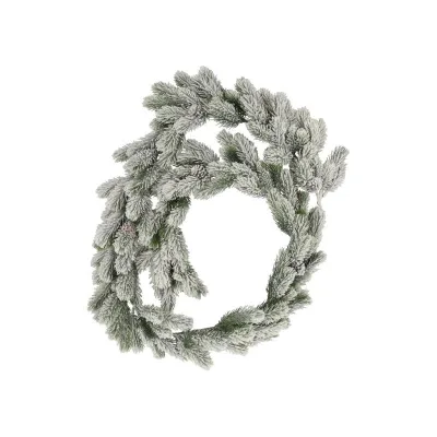 Festone pino pvc cm.180 innevato