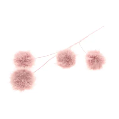 Ramo pompon x4 cm.65 rosa