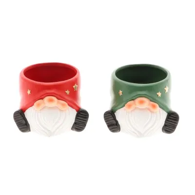 Cachepot gnomi ceramica diam.8