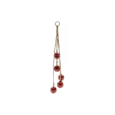 Pendaglio sonagli cm.60 rosso