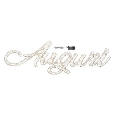 Auguri 3d 2000 microled calda flash 115x37cm