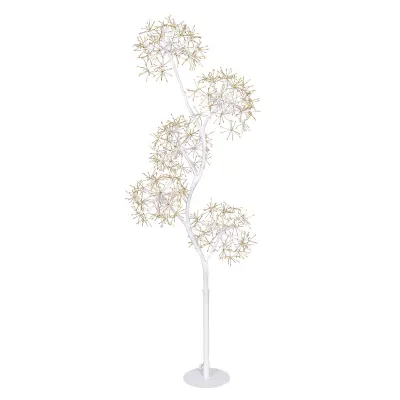 Albero led sfere h.120 bianco
