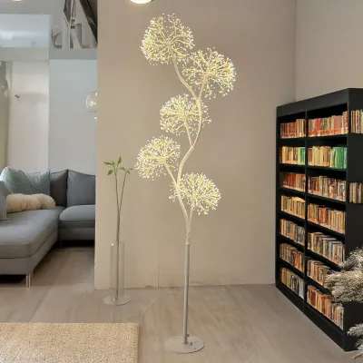 Albero led sfere h.170 bianco