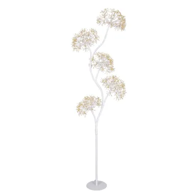 Albero led sfere h.170 bianco