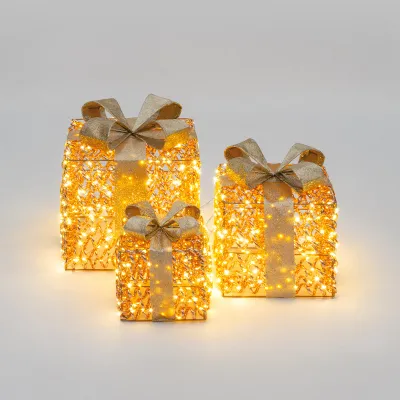 Pacchi regalo led h.17-23-30 rose gold