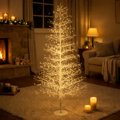 Albero led tiglio h.210 bianco