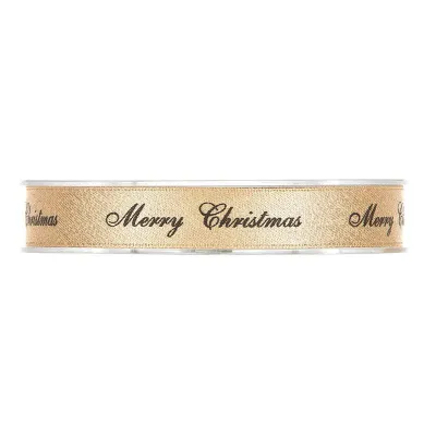 Nastro fr.christmas mm.15 m.25 oro