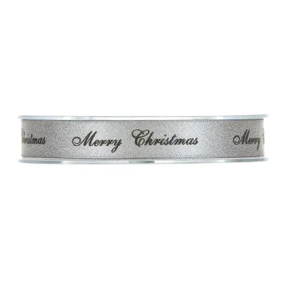 Nastro fr.christmas mm.15 m.25 argento