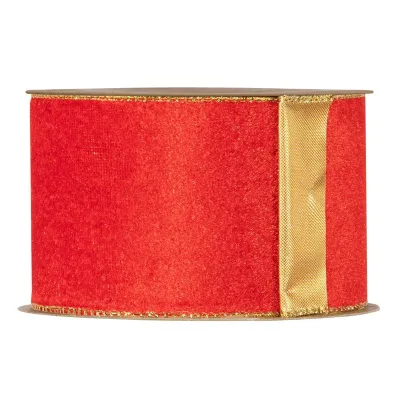 Nastro velv.dream mm.63 m.10 rosso