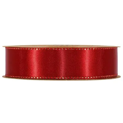 Nastro satinee mm.25 m.20 rosso