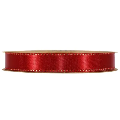 Nastro satinee mm.15 m.20 rosso
