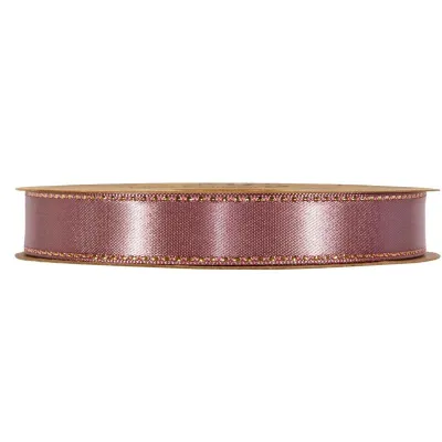 Nastro satinee mm.15 m.20 rosa ant.