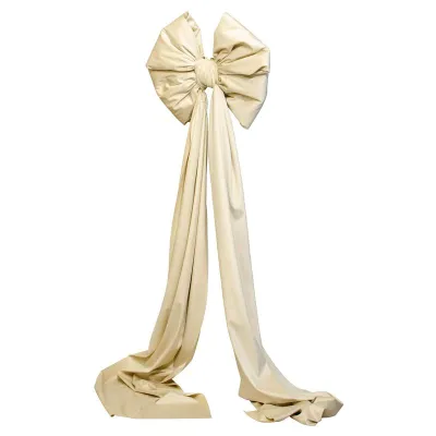 Fiocco velluto 48x180 crema