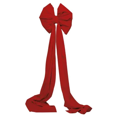 Fiocco velluto 48x180 rosso