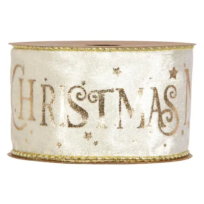 Nastro m.christmas mm.63 m.10 crema