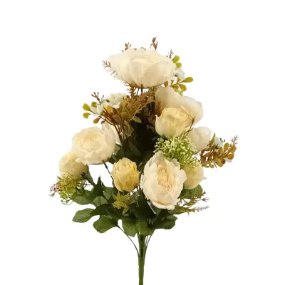 Frontale peonia cm.53 crema