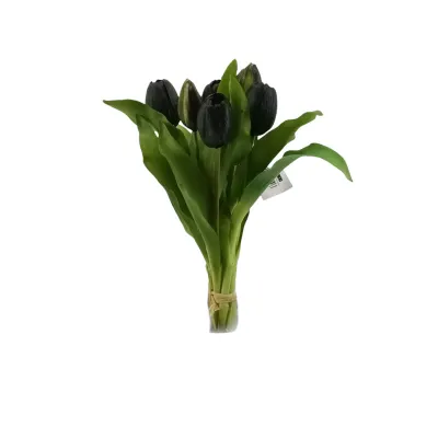 Tulipano bundle 6 fiori nero