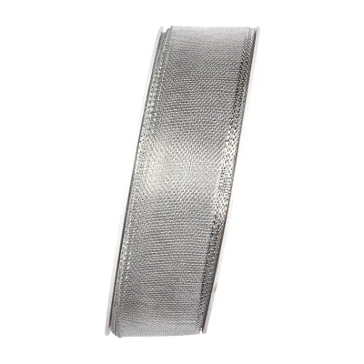 Nastro mm.25 m.25 lurex tr. argento