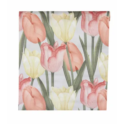 Runner cm.28 m.3 pink flowers