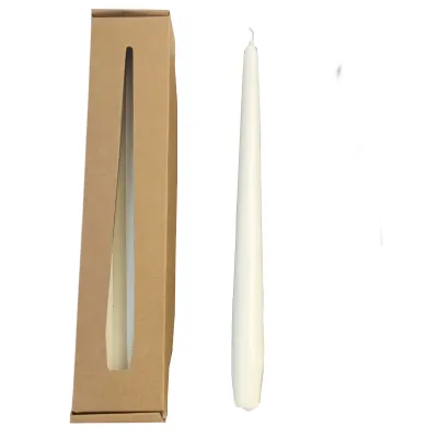 Candela conica 30 avorio (pz 6)