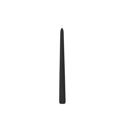 Candela conica 30 c nero (pz 12)
