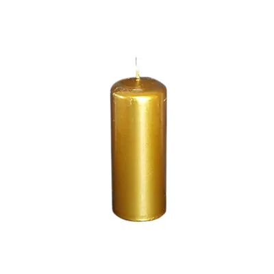 Moccolo metal d.06 h.15 oro  (pz 16)