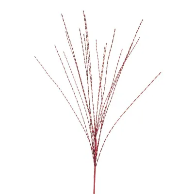 Mazzo fili metallo cm.68 rosso
