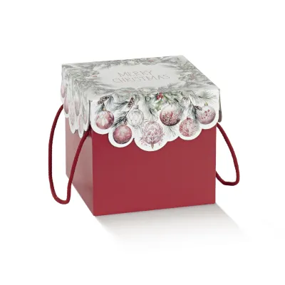 Cartone panettone 20x20 addobbi