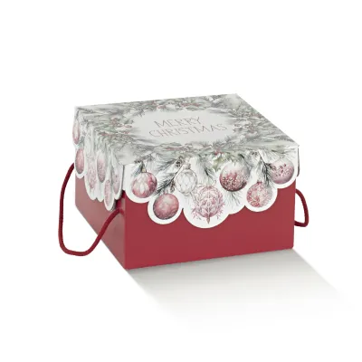 Cartone panettone 25x25 addobbi