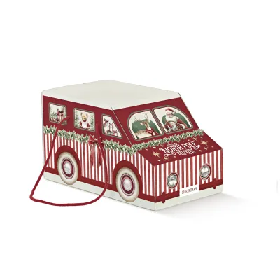 Furgoncino c.cord. 20x12 h.12 rosso (pz.10)