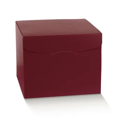 Cartone segreto 30x30 bordeaux