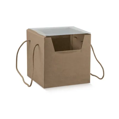 Portapanettone 24x24 avana