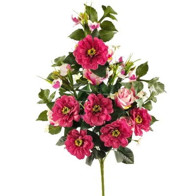 Bocciolo-zinnia frontale cm.60 fucsia