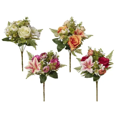 Rose gigli cm.33 assortito