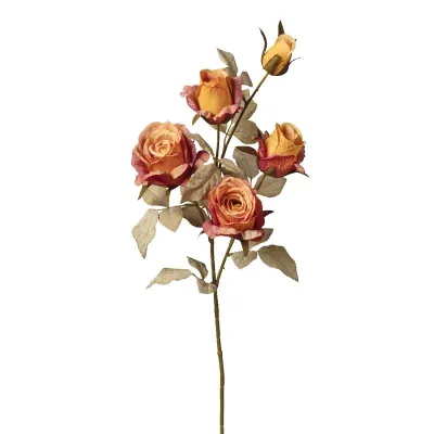 Rose ramo x5 cm.75 arancio