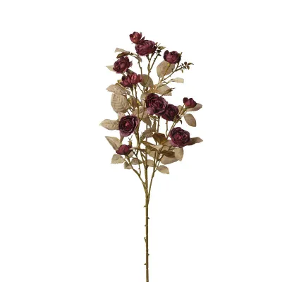Roselline mini ramo cm.90 bordeaux
