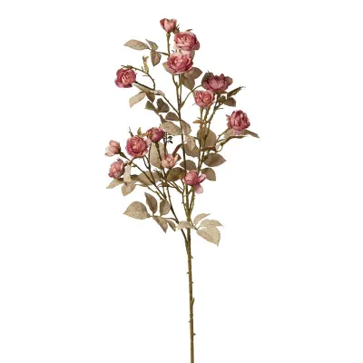 Roselline mini ramo cm.90 rosa antico