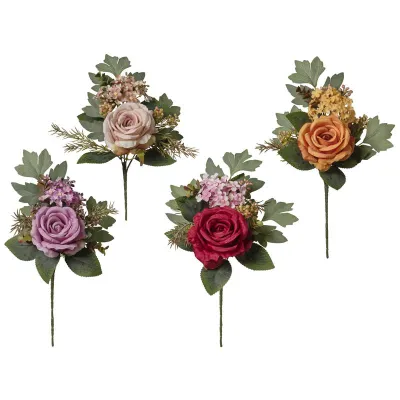 Rosa viburno frontale cm.32 assortito