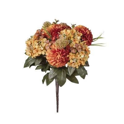 Zinnia ortensia mazzo cm.50 arancio