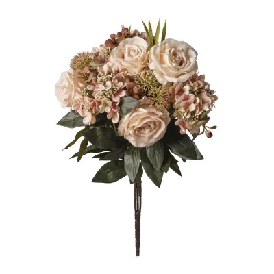 Rosa ortensia mazzo cm.50 crema