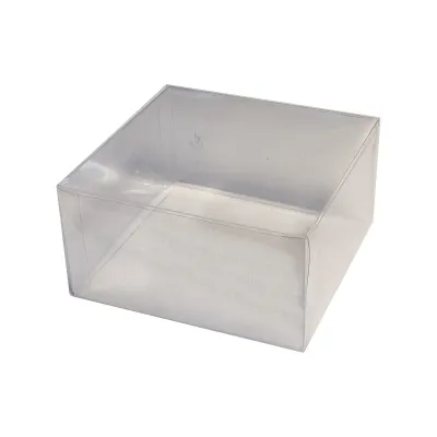 Scatola pvc 12x12x05 trasparente