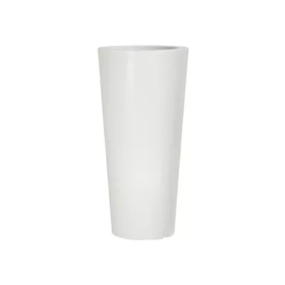 Il-vaso ilie d.37 h. 75 bianco lucido