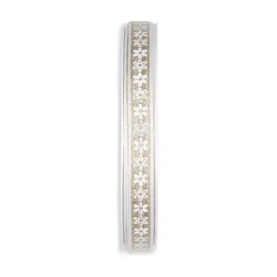 Nastro blossoms mm.10 m.15 bianco