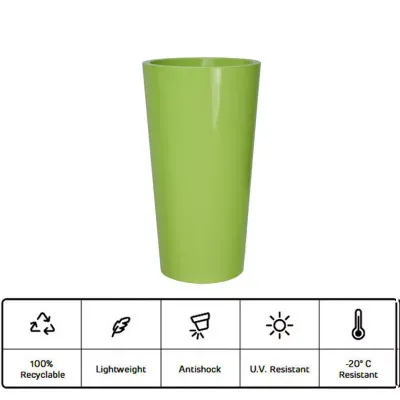 Tu-vaso tuit da esterno d.33 h. 61 verde acido