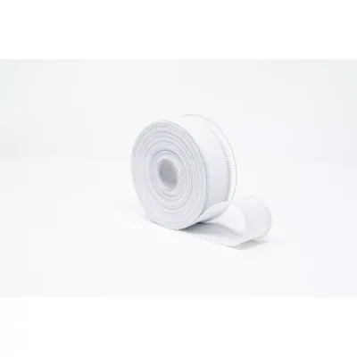 Nastro mm.40 m.10 canvas lame' argento