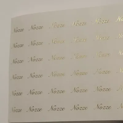 Etichette adesive nozze (pz.200)