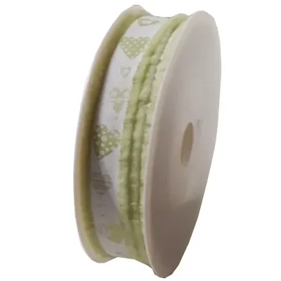 Nastro hearts mm.18 m.20 verde